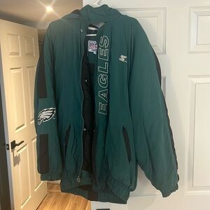 Vintage Eagles starter Jacket. Extremely warm and fashionable. Go Birds!